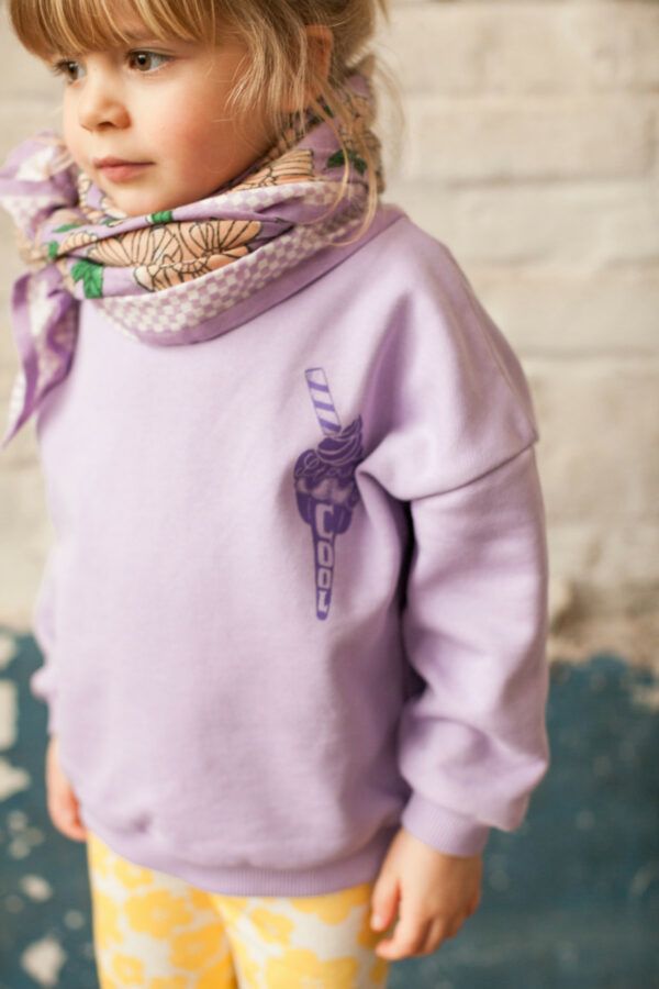 Grand Foulard Latika - Bloom lavande – Image 3