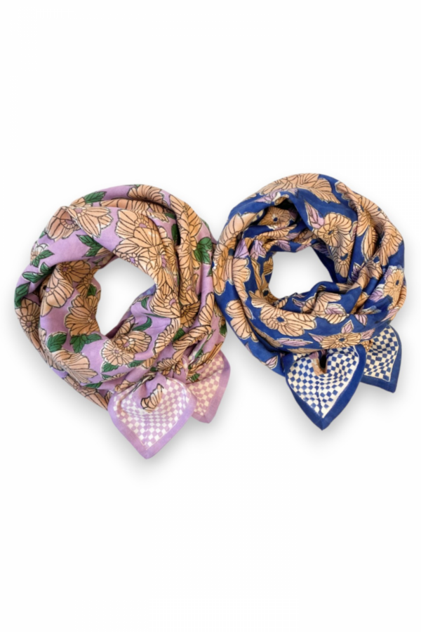 Grand Foulard Latika - Bloom lavande – Image 2