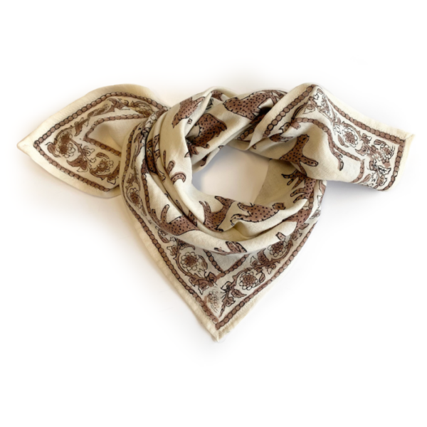 Petit foulard manika - Bengale latte
