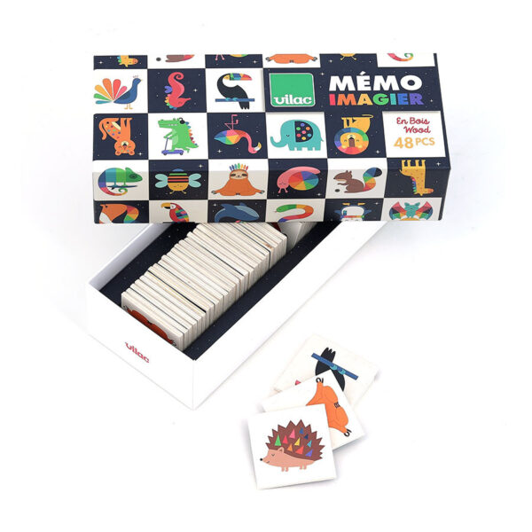 Mémo imagier en bois - 48 pièces – Image 3