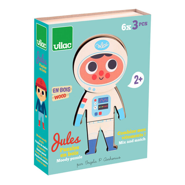 Puzzle en bois - Jules par Angela P Arrhenius