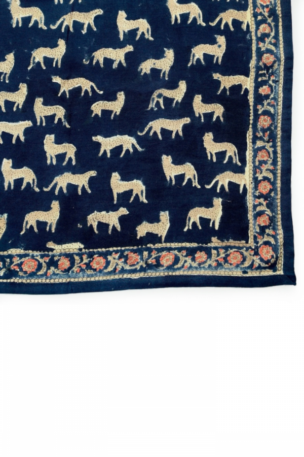 Petit foulard manika - Bengale minuit – Image 3