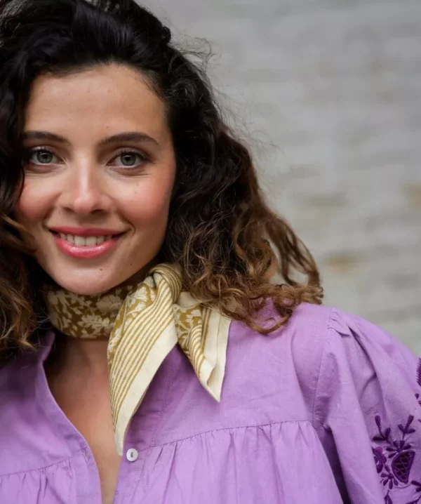 Petit foulard - anjali safran – Image 3