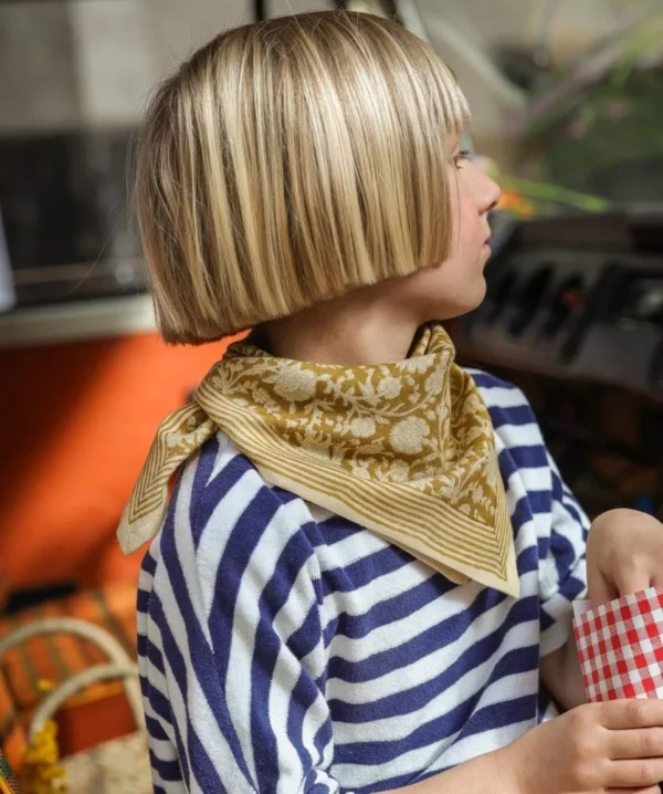 Petit foulard - anjali safran – Image 2