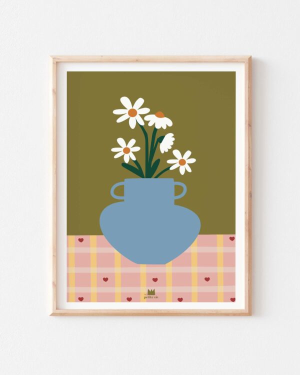 Affiche 30x40 - marguerite