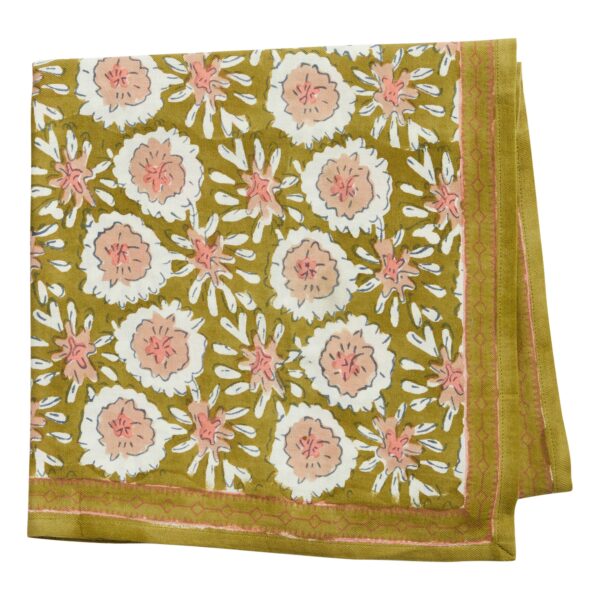 Petit foulard bdj - margotte olive