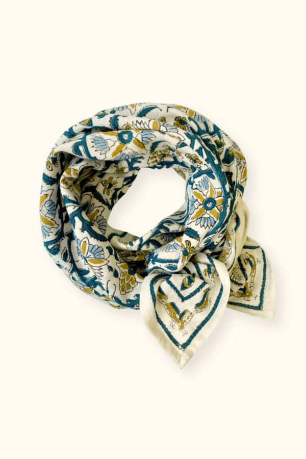 Grand Foulard Latika - bird sable