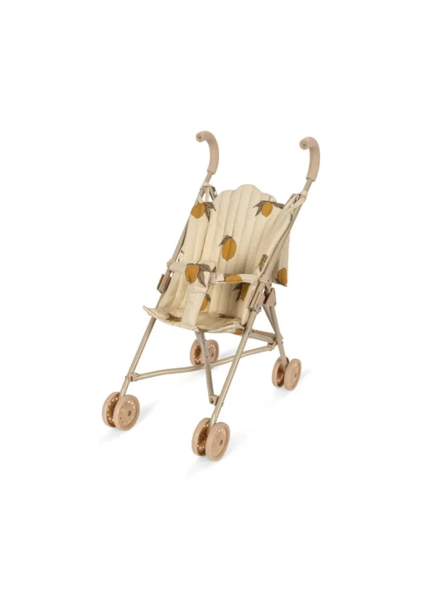 Poussette poupee grand citron