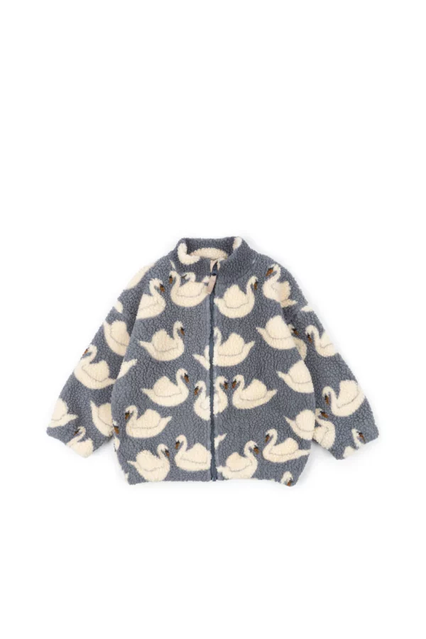 Veste jody teddy - swan