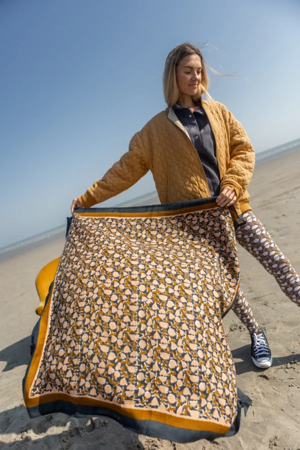 Grand Foulard Latika - Tulipe orage – Image 2