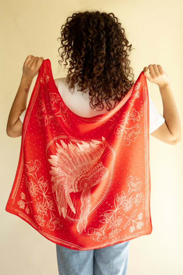 Foulard palika iroquois - tulipe – Image 2
