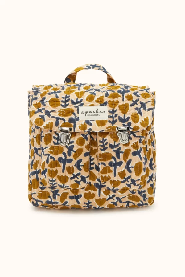 Sac à dos suji carreaux tulipe macadamia