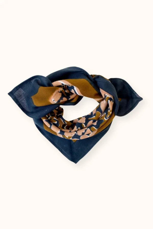 Petit foulard manika - tulipe orage