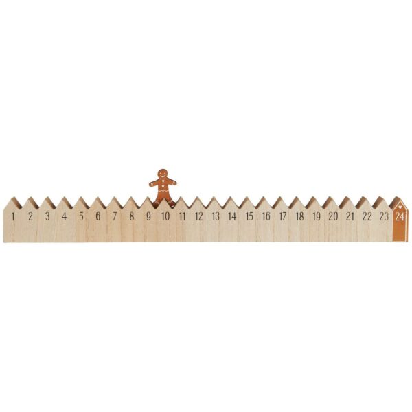 Calendrier de l'avent en bois - pain d'épice – Image 2