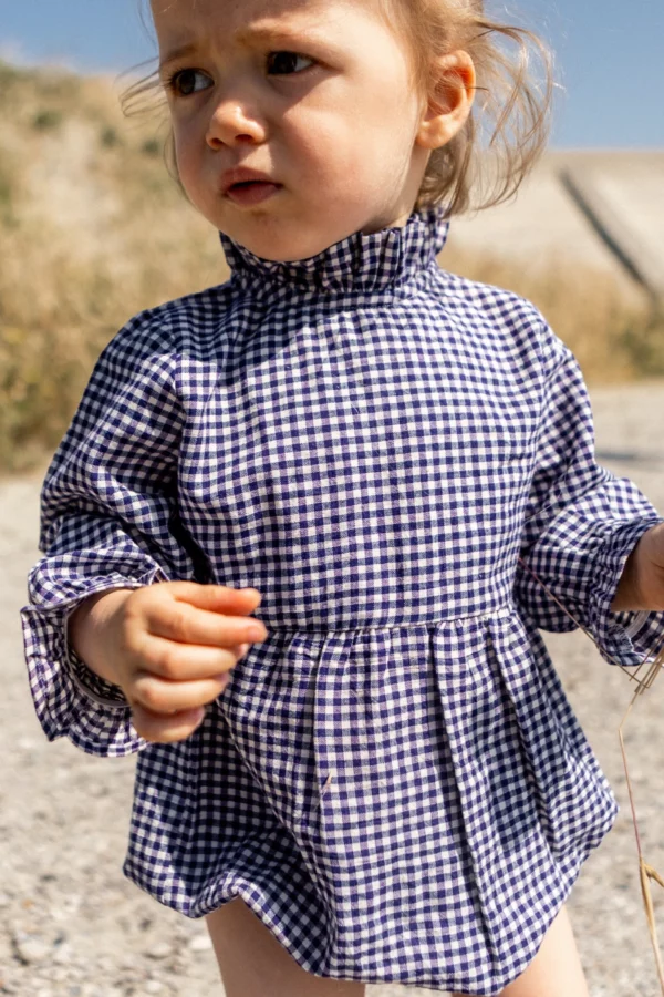 Barboteuse mili - khadi violet – Image 2