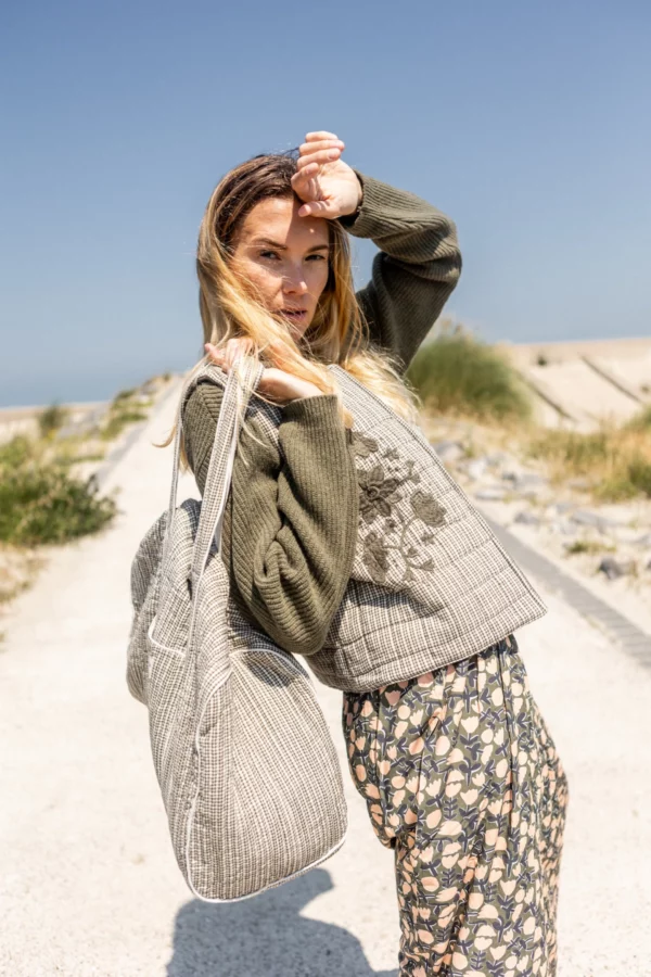 Gilet sakkara - khadi kaki – Image 2