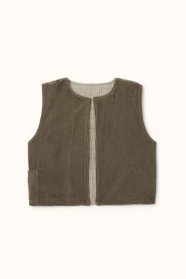 Gilet sakkara - khadi kaki – Image 3