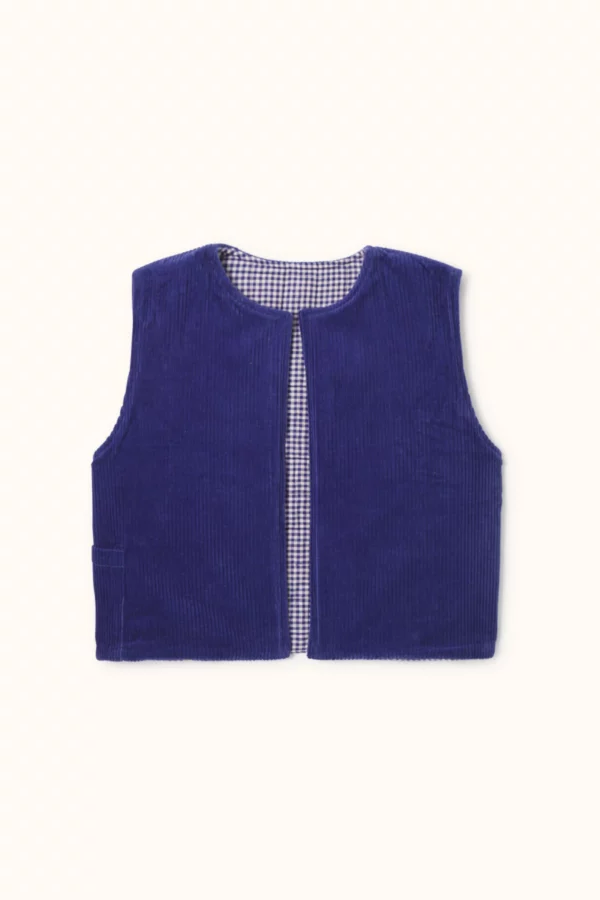 Gilet sakkara - khadi violet – Image 3