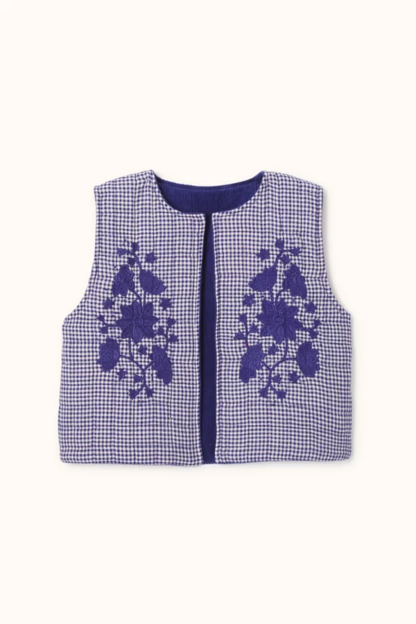 Gilet sakkara - khadi violet – Image 4