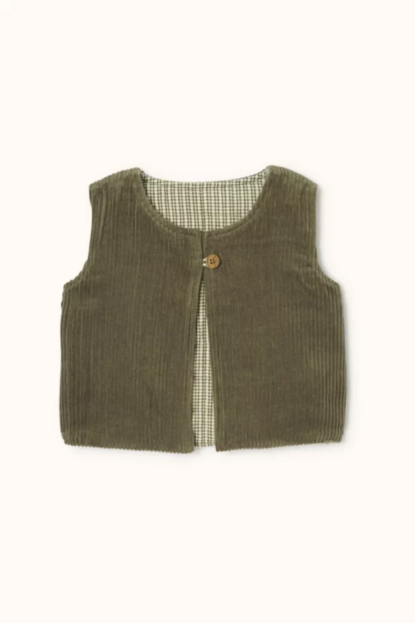 Gilet SAKURA - khadi kaki – Image 3