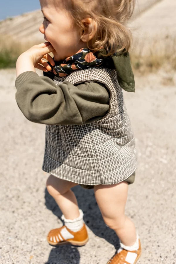 Gilet SAKURA - khadi kaki – Image 2