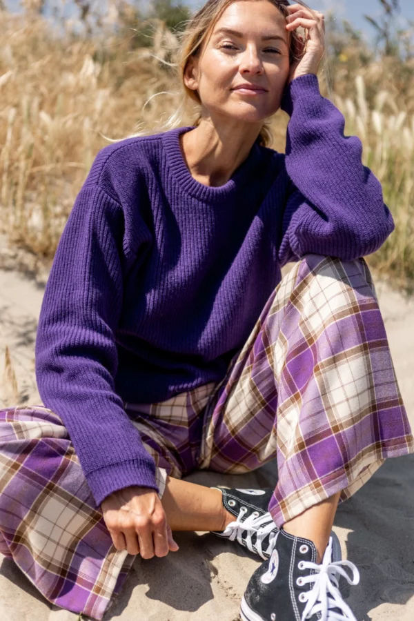 Pull roza - violet