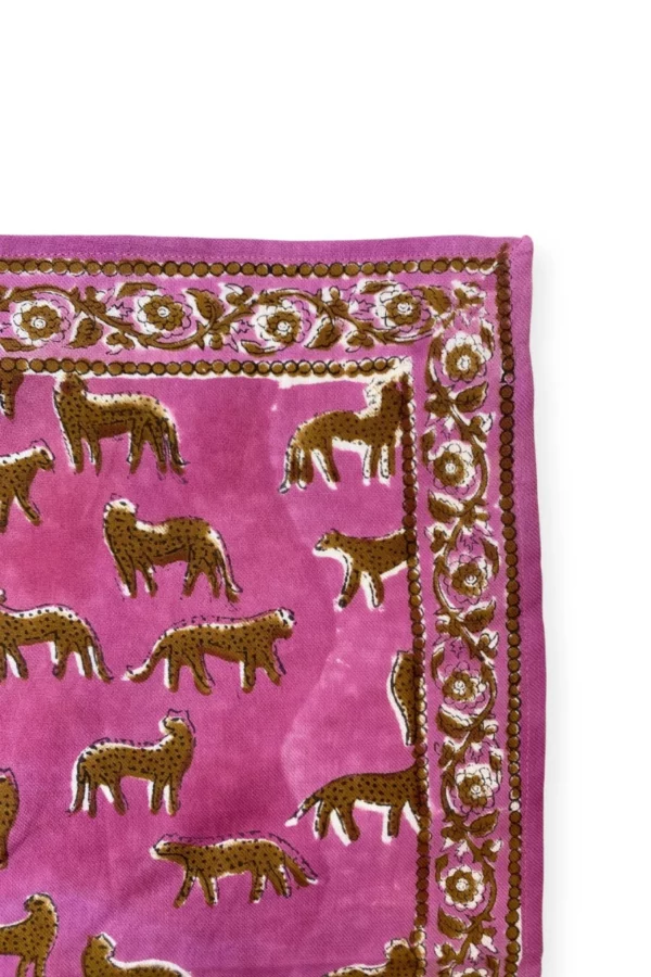 Petit foulard manika - Bengale fushia – Image 4
