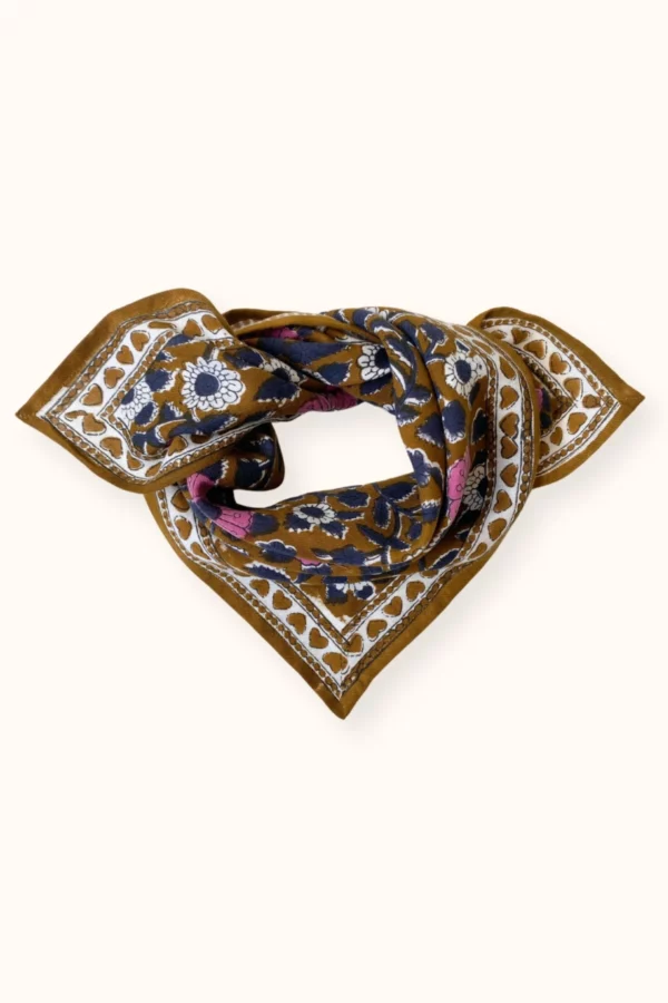 Petit foulard manika - coeur tapenade
