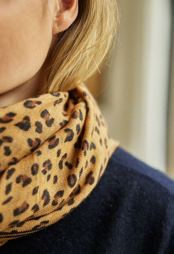Foulard en laine - camel