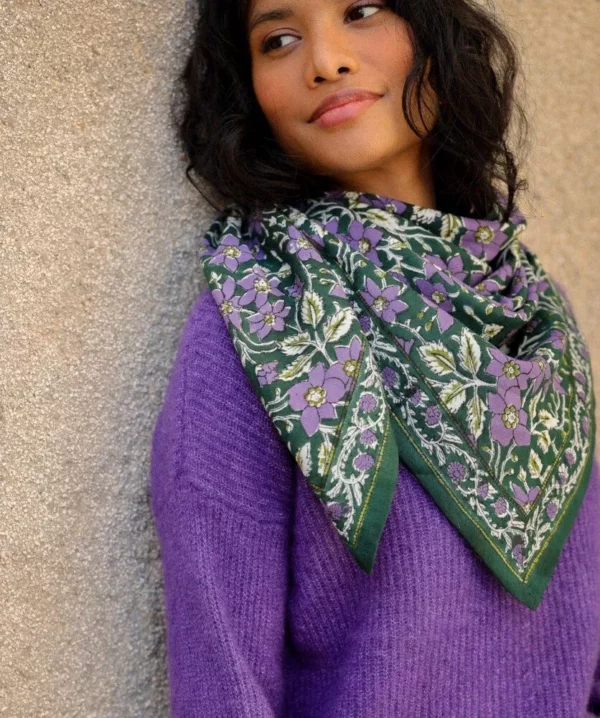 Grand foulard - Uma verveine violette – Image 2