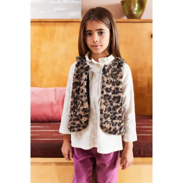 Veste louloute moumoute léopard – Image 3