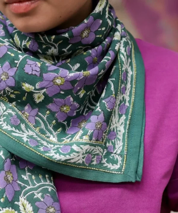 Grand foulard - Uma verveine violette