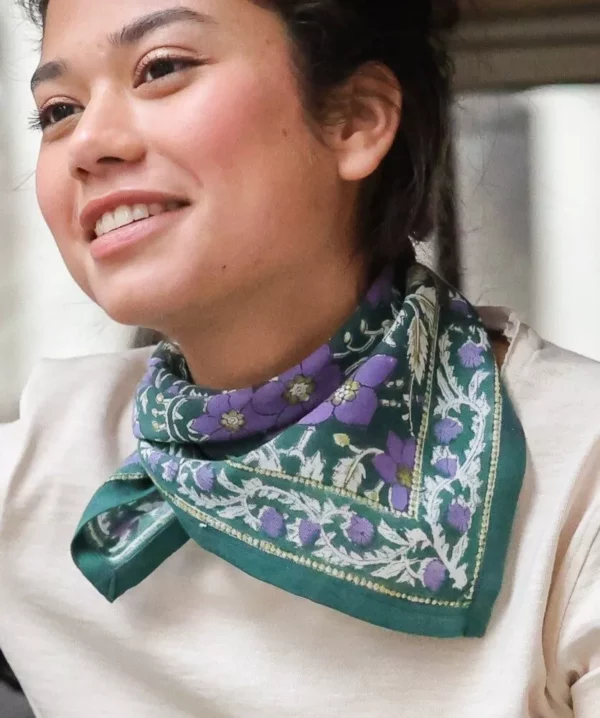 Petit foulard - Uma verveine violette – Image 2