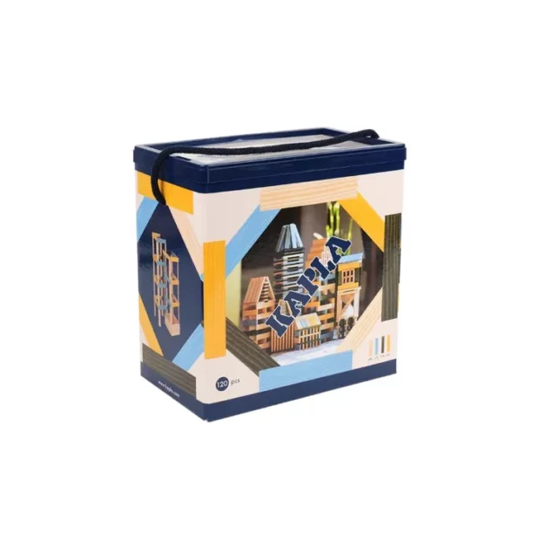 KAPLA - 120 pcs bleu jaune vert