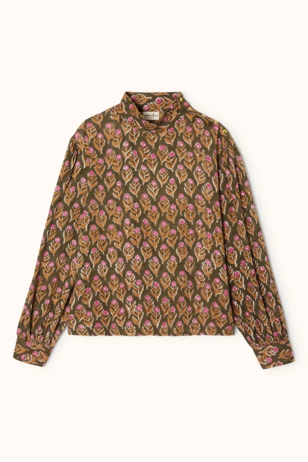 Blouse bhumine sirocco eucalyptus