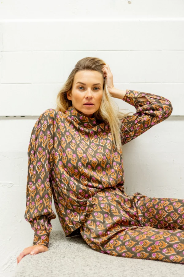 Blouse bhumine sirocco eucalyptus – Image 2