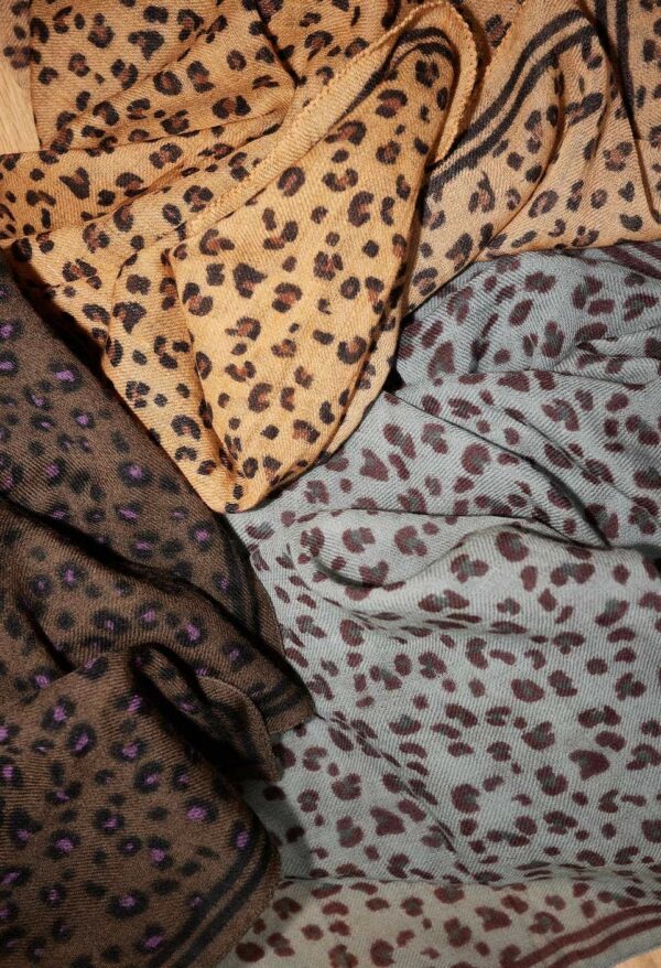 Foulard en laine - camel – Image 3