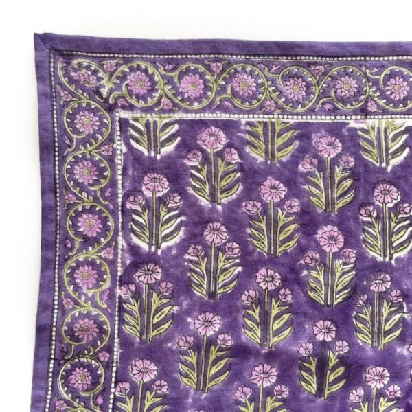 Grand foulard latika - bouton d'or figuier – Image 3