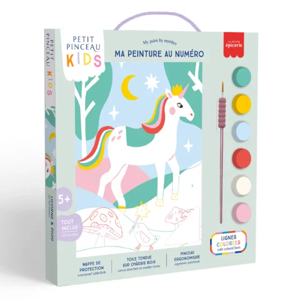Petit pinceau kids - Licorne et Piou