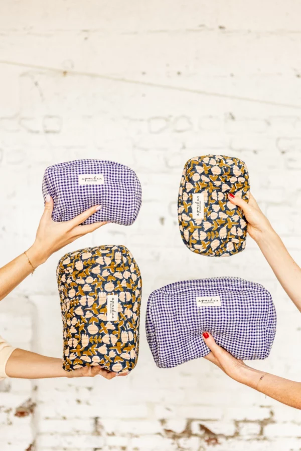 Small trousse gaya - khadi violet – Image 2