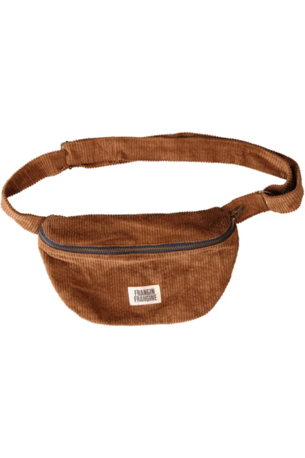 Banane velour jeanne camel – Image 2