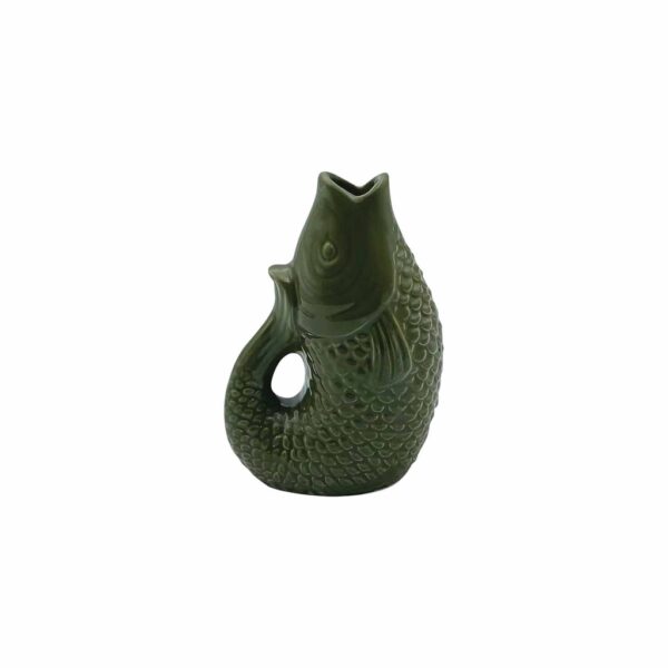 Mini vase poisson kaki