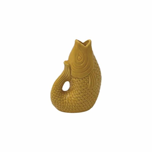 Mini vase poisson safran