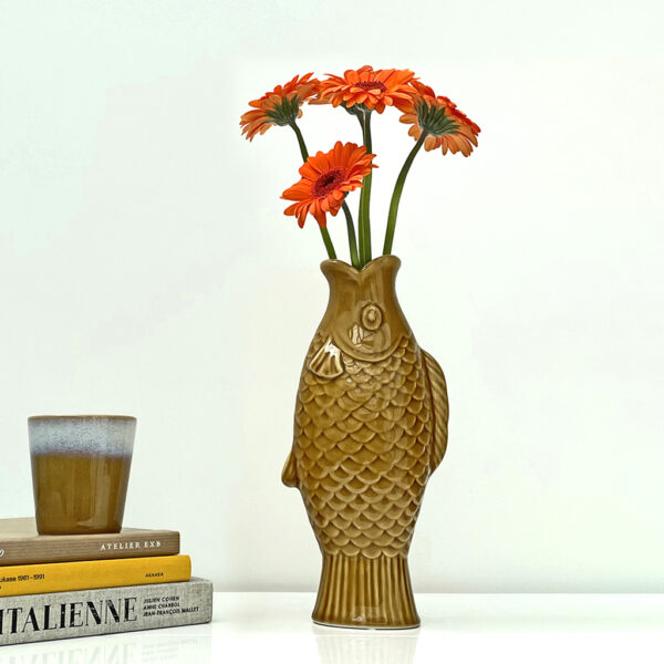 Vase poisson safran – Image 2