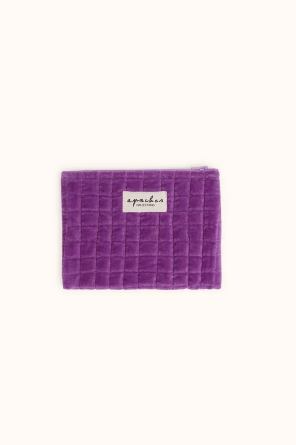 Pochette Mana velours Dahlia apaches