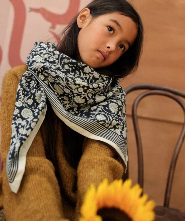 Grand foulard anjali encre – Image 2