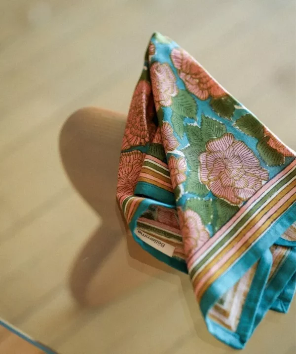 Petit foulard Georgia Bleu crépuscule – Image 3
