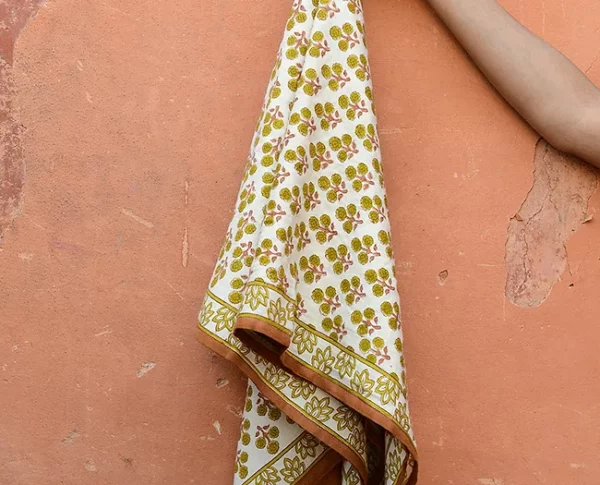 Grand foulard - ninive moutarde – Image 3
