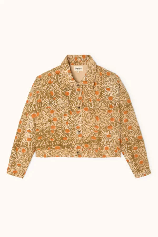 Veste Kurta marguerite olive – Image 2