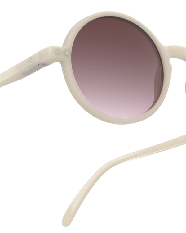 Lunette de soleil adulte Sun G vintage Cream – Image 4
